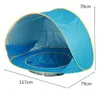 KIK KX7992 Strandzelt mit Pool 117x79x70cm Produktbild-Vorschau 3