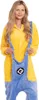 Nikcorp Jumpsuit Pyjama Damen Kinder Onesie Figur Gelb L Produktbild-Vorschau 4