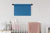 MuchoWow® Wandteppich Wandbehang Kompass - Blau - Muster Produktbild-Vorschau 2