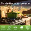 KLAMER Gusseisen Bräter 5 L, Gusseisen-Topf 25 cm Produktbild-Vorschau 3