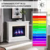 Elektrický krb BALDERIA Baldur – stojací krb – bílý Náhled obrázku produktu 5