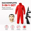 3 Teilig Haus des Geldes Kostüm Set - mit Dali Maske, Produktbild-Vorschau 4