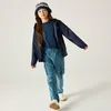 Regatta Kinderjacke Lever Wasserdicht, Farbe:Navy, Kinder Produktbild-Vorschau 4