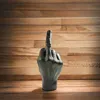 Mittelfinger Dekofigur Stinkefinger Skulptur in Schwarz Produktbild-Vorschau 6