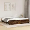 vidaXL Rám postele bez matrace kouřový dub 180x200 cm Náhled obrázku produktu 2