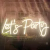 NEON LED světlo, dekorativní nástěnné světlo, Lets Party Náhled obrázku produktu 3