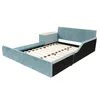 Flieks Polsterbett Kinderbett 140x200cm mit Schreibtisch Produktbild-Vorschau 11