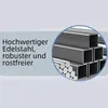 Duschköpfe & -brausen, Edelstahl Handbrause, doppelter Produktbild-Vorschau 13