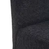 Close-up view of the textured fabric of a chair. Voir les images du produit