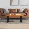 Table basse en résine de teck 100x50 cm Voir les images du produit 11