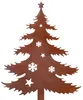 KOTARBAU® Gartendekoration Rostfiguren 85cm Tannenbaum Produktbild-Vorschau 5