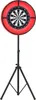 7 in 1 Spieltisch und Esstisch Grau Dartboard Set LED Produktbild-Vorschau 3