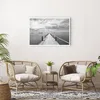Poster - Poster ohne Rahmen - Holz Brücke Meer - 91,5x61 cm Produktbild-Vorschau 5