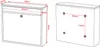 Wiltec Kit 2x Boîte aux lettres V13 avec Pied de support Voir les images du produit 7