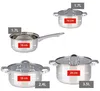 Set de casseroles à induction Alpina 4 pièces - Casseroles Voir les images du produit 4