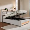 okwish LED Letto imbottito 90x200 cm, letto singolo con Anteprima dell’immagine prodotto 10