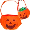 Borsa portacaramelle a forma di zucca Cestino di Halloween Anteprima dell’immagine prodotto 1