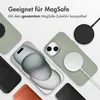 Accezz MagSafe Leather Backcover iPhone 15 - Light Grey Produktbild-Vorschau 8