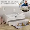 Detská posteľ 80x160 cm s matracom a zásuvkou, ochranou Náhľad obrázku produktu 4