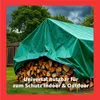 3x4m Schutzplane wasserdicht - 150 g/m² grün, mit Ösen - Produktbild-Vorschau 3