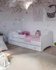 Łożko dziecięce EMMA z szufladą i barierką 160x80 różowy Podgląd zdjęcia produktu 5