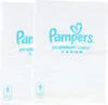 Two packs of Pampers Premium Protection diapers are shown side-by-side against a white background. Produktbild-Vorschau