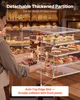 VEVOR Vetrina per dolci a 4 ripiani, vetrina professionale Anteprima dell’immagine prodotto 5