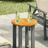 vidaXL Stolová deska Ø40x2 cm kulatá z masivního dřeva Náhled obrázku produktu 1