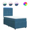 Design Boxspringbett mit Matratze Blau 80x200 cm Samt, Produktbild-Vorschau 2