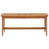 vidaXL Couchtisch 102x50x43 cm Massivholz Akazie Produktbild-Vorschau 1
