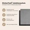 KitchenYeah© Herdabdeckplatte Beton - Schwarz - Wand - Grau Produktbild-Vorschau 6