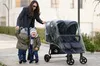 Parapioggia Lorelli Duo, carrozzina per fratelli, per tutte Anteprima dell’immagine prodotto 9