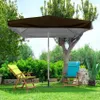 3x3 quadratischer Aluminium-Gartenschirm mit Mittelstange Produktbild-Vorschau 2