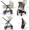 KINDERKRAFT Poussette combinée 3 en 1 Newly Sand beige + Voir les images du produit 13