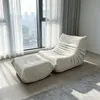 Canapé - Fauteuil-lit Canapé relax avec pouf Beige Voir les images du produit 12