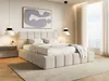 FEDVE Polsterbett Lund aus Bouclé-Stoff 160x200 cm, Beige Produktbild-Vorschau 2