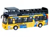 Kovový dvojposchodový autobus ZA2094 - žltý Náhľad obrázku produktu 8
