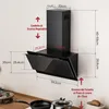 LEVIVO Cappa aspirante senza cornice A+++ da 60 cm per Anteprima dell’immagine prodotto 6