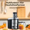 Entsafter, 900W Saftpresse elektrisch, Juicer, Produktbild-Vorschau 4