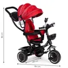 Dreirad mit drehbarem Sitz Rot Produktbild-Vorschau 8