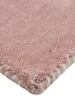 carpetfine Tapis de laine Gabbeh Uni couloir Rose 80x350 cm Voir les images du produit 4