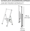 WENKO Klapp Tritt Leiter Haushalts Leiter Küchen Anti Produktbild-Vorschau 5