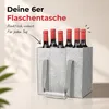 6er Flaschentasche Filz – Flaschenträger für bis zu 6 Produktbild-Vorschau 4