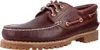 A single burgundy leather Timberland boat shoe with a lug sole is shown against a white background. Náhľad obrázku produktu