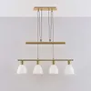 Lindby Hängelampe Simeon, messingfarben, Glas, 73 cm, E14 Produktbild-Vorschau 10