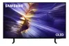 A Samsung OLED television is displayed on a stand against a white background. Produktbild-Vorschau