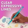 Papermate Flair, Černá, Střední, Černá, Plast, Kulatý, 1 mm Náhled obrázku produktu 8