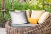 MuchoWow® Outdoor Kissen - Beton - Weiß - 50x30 cm - Produktbild-Vorschau 3