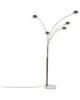 BELIANI Stehlampe Gold Metall 210 cm 5-flammig Marmorfuß Produktbild-Vorschau 6