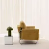 sweeek - Vintage-Sessel mit Cordbezug und verchromtem Produktbild-Vorschau 4